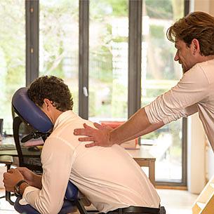 massage assis en entreprise