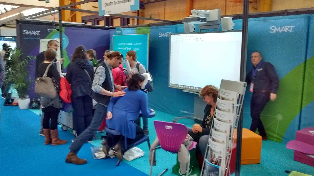 Massage assis au Salon Educ
