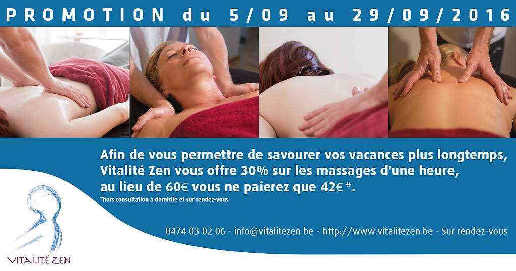 PROMOTION du 5/09 au 29/09/2016