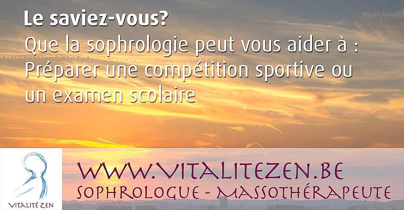 Préparer une compétition sportive ou un examen scolaire