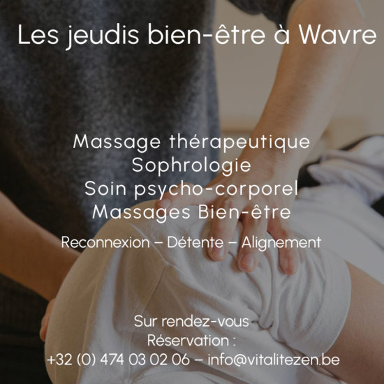 Les jeudis bien-être à Wavre