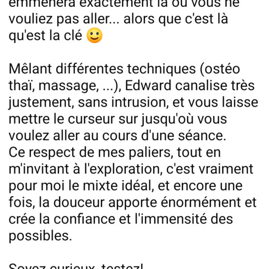 Il y a des retours... | Vitalité Zen
